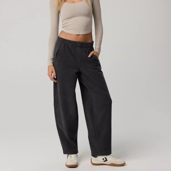 aerie Pants - NWT OFFLINE By Aerie Polar Fleece Barrel Pant